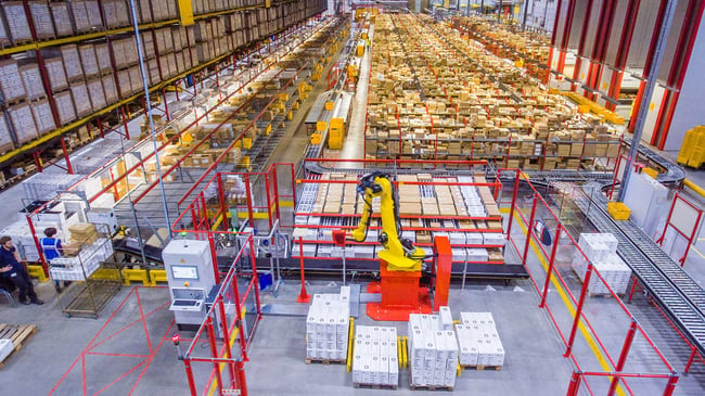 DHL warehouse logistics overview