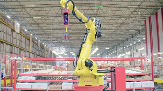 DHL Beringe Robot Picking Cell material handling