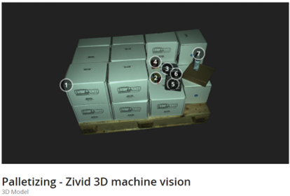 3D vision point cloud logistics