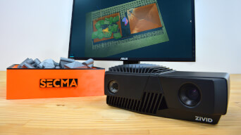 SECMA 3D bin-picking with Zividd