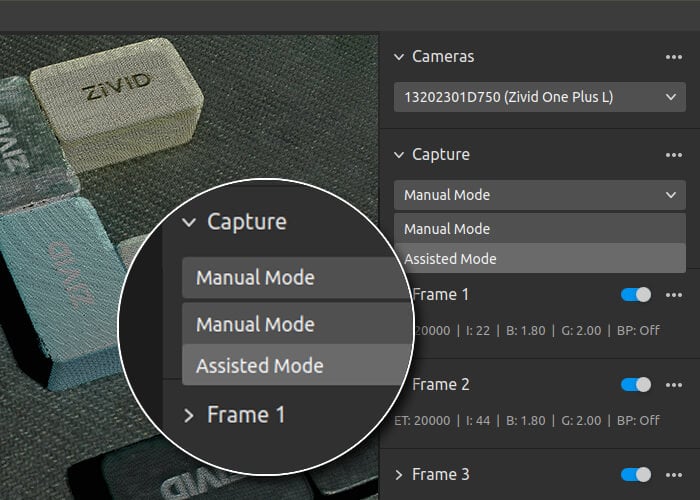 Assisted Mode now default in Zivid Studio