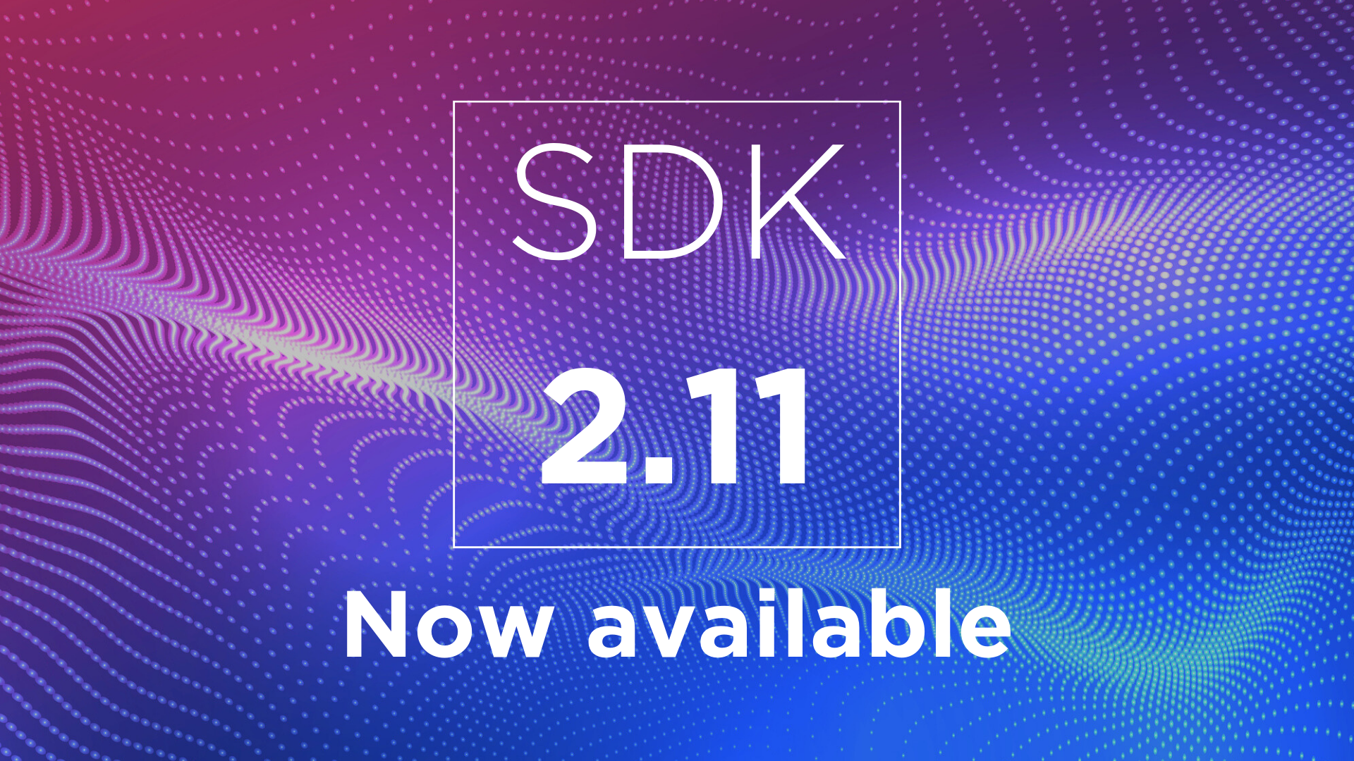 SDK 2.11: 简单网络和流程优化以提升速度