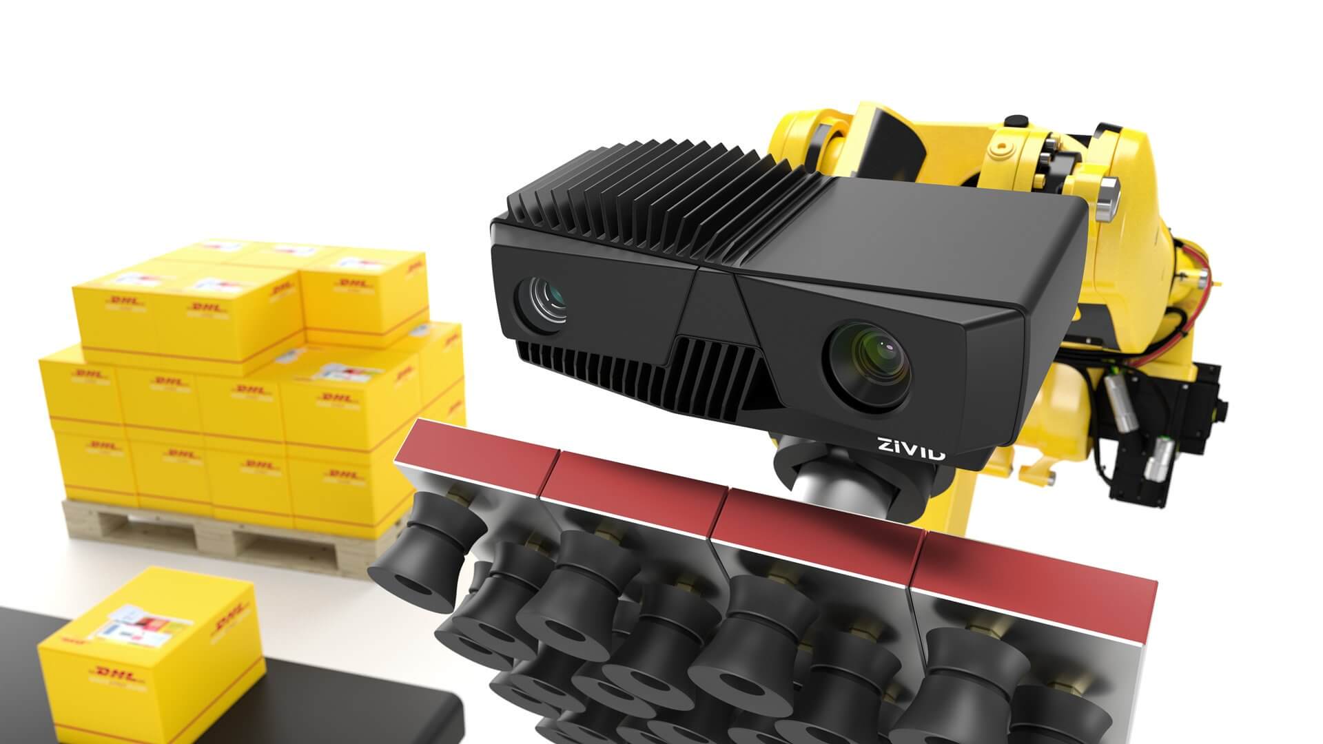 Zivid 3D camera is used by DHL for smart warehousing